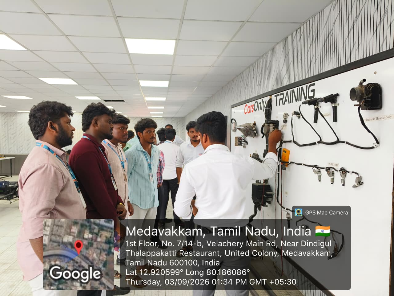 CarsOnly Automobile Training Institute Industrial Visit