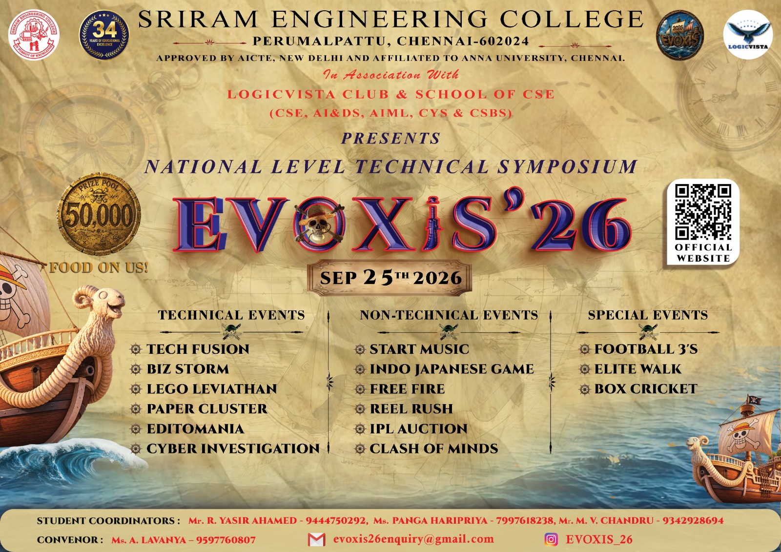 EVOXIS'26 National Level Technical Symposium