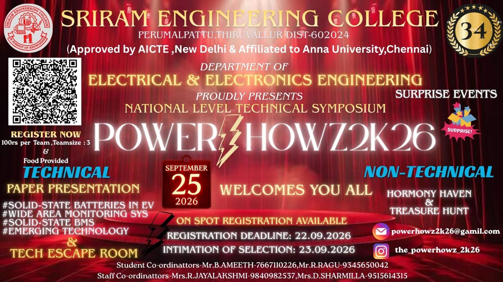 POWERHOWZ 2K26 National Level Technical Symposium